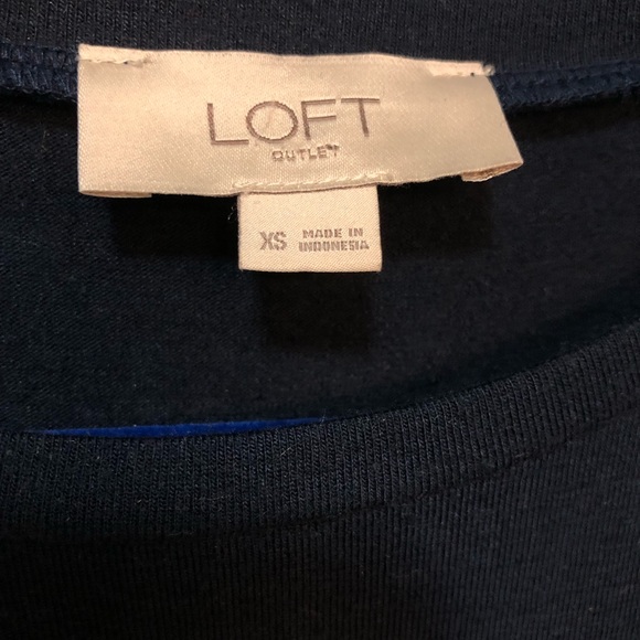 Loft Pin Striped Layered Look Shirt - Picture 6 of 15